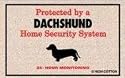 Protected by Dachshund Doormat