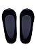2 Pack Marilyn Luxe Open Toe Shoe Liner Socks (Nude/Black)