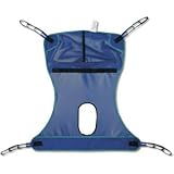 Invacare Compatible Mesh Full Body Sling with Commode Opening - Large 450 lb. (204 kg) max