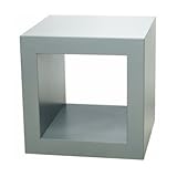 Cube I Würfelcontainer titan mit Rollen