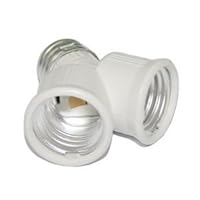 Maxxima Light Bulb Socket Splitter For LED, CFL and Standard Bulbs