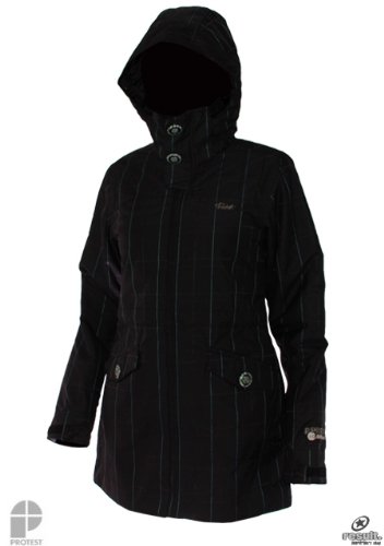 Protest Damen Boardjacke Kicker, trueblack, L/40, 661212