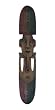Handmade Pipe-Smoking Tribal Mask Wall Hanging (Thailand)