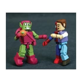 Marvel Minimates Peter Parker Spider-man and Classic Green Goblin Series 2