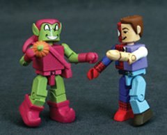  Marvel Minimates Peter Parker Spider-man and Classic Green Goblin Series 2