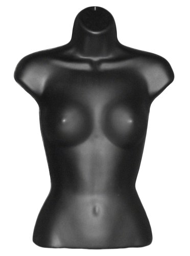 Female Torso Form, Black