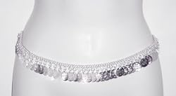 Silver Coin Belt with a Single Row of Coins
