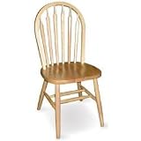 Arrowback Dining Chair - Natural (Natural) (37.5H x 17.75W x 19D) by Stacks and Stacks
