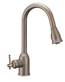 Fusion BAT-PDK-BRN Kitchen Faucet with Dual Function Pull Down Sprayer, Brushed Nickel
