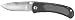 TigerSharp Titanium Bonded Large Lightweight Folding Knife, Black