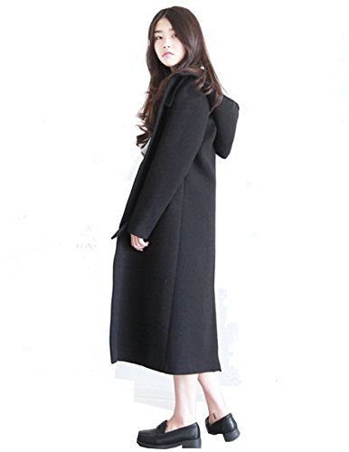 Sta.ANA(サンタ・アナ）レディース ロングコート ウール フード付き 選べる3色 3サイズ