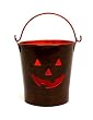 Set of 3 Halloween Jack-o-Lantern Tealight Holders Ort Candy Tins