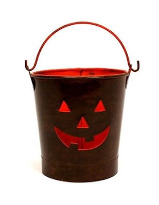 Set of 3 Halloween Jack-o-Lantern Tealight Holders Ort Candy Tins
