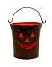 Set of 3 Halloween Jack-o-Lantern Tealight Holders Ort Candy Tins
