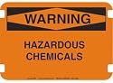 20 x 14 Standard Warning Signs- Hazardous Chemicals