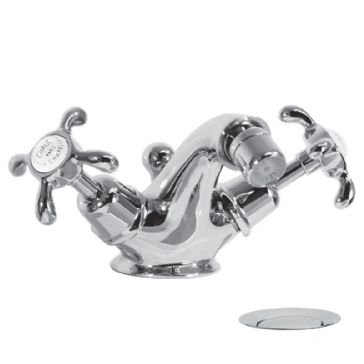 Lefroy Brooks La Chapelle Mono Bidet Mixer Polished Chrome
