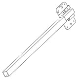 ロイヤル フィスアームプレート(木棚インロー式固定金具)19／19 200mm ユニクロ FI-AP1919