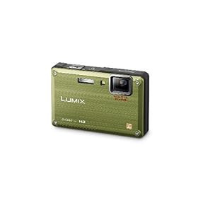 Panasonic Lumix DMC-TS1 12MP Digital Camera with 4.6x Wide Angle MEGA Optical Image Stabilized Zoom and 2.7 inch LCD (Green)