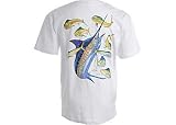 Guy Harvey Short Sleeve Marlin Dorado Henley