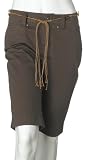 Gloria Valentina Womens Petite Belted Bermuda