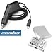 2-Piece Value Combo Pack Of Motorola RAZR V3c, V3m Includes: Vehicle Cigarette Lighter Power Car Charger with IC Chip + Extended Lithium-Ion Replacement Battery 1100mAh With Silver Door