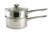 Review Arcosteel 1079-A / Arcosteel 2 Quart Satinless Steel Double Boiler Set