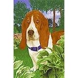 Bassett Hound House Flag by GR8 Dogs (Multi, 25' x 38')
