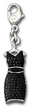 Swarovski Black Dress Charm