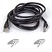 Belkin Cat5e Snagless UTP Patch Cable (Black) 15m