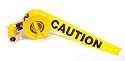 CH Hanson 15204 1,000-Foot Caution Tape with Dispenser, Yellow
