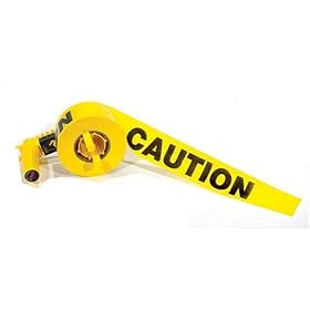 CH Hanson 15204 1,000-Foot Caution Tape with Dispenser, Yellow