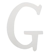 My Baby Sam Wall Hanger Letter G, Solid White