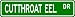 CUTTHROAT EEL Street Sign ~ Fishing ~ Great Fish Sign for your Lodge, Gameroom, Basement, Garage, Barn