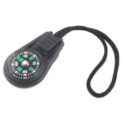 Key Chain sling Mini Camping Compass Hiking Hiker Hunting Navigator