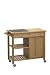 Linon Bamboo Kitchen Island W/ Granite Top