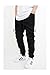 Victorious Men's Black Twill Drop Crotch Jogger Pants