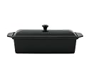 Chasseur Cast Iron Pate Terrine with Lid 28cm (Black)