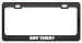 Got Theo? Boy Name Black Metal License Plate Frame Holder Border Tag