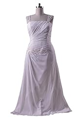 Elasticized   Waistline Belted Beaded Lace Chiffon  Dress