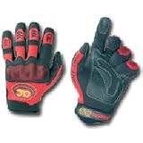 CLC Pit Crew 240RL Race Crew  Glove - Red  - Large