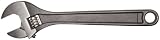 Martin A6T Forged Alloy Steel 15/16 Capacity Adjustable Wrench, 6 Overall Length, Industrial Black F