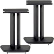 Wood Technology 17.5" Wood Speaker Stands, Black (Pair)