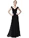 Ever Pretty Elegant Off Shoulder V-Neck Long Party Dress 08457