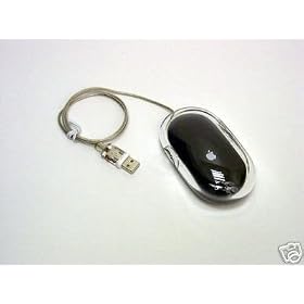 Black Apple Pro Optical Mouse