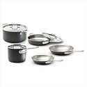 All Clad LTD2 8 Piece Hard Anodized Cookware Set