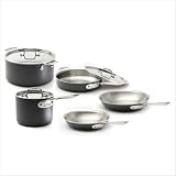 All Clad LTD2 8 Piece Hard Anodized Cookware Set by All-Clad