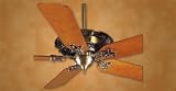 Hunter 21403AP Jackson Square Fan - Antique Pewter Traditional Ceiling Fan 54