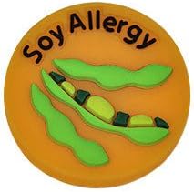 Soy Allergy Charm for Allerbling Bracelet