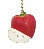 Fruit red deliciou APPLE kitchen ceiling FAN PULL chain