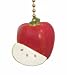 Fruit red deliciou APPLE kitchen ceiling FAN PULL chain